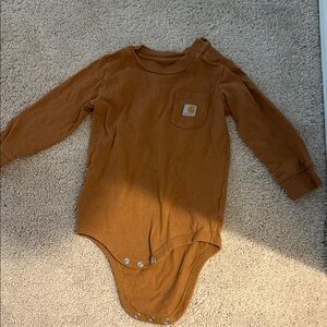 Carhartt Tan Kids Bodysuit